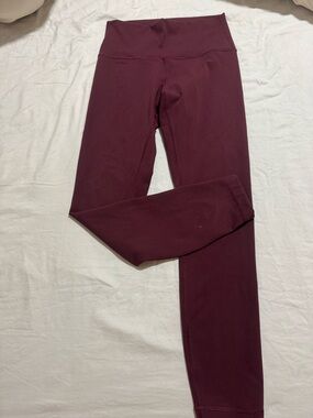 lululemon Align Size 4 25 inch inseam In Plum like new!